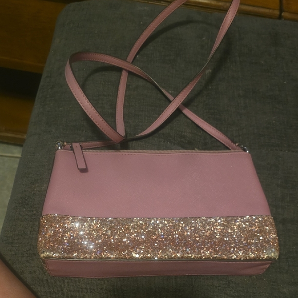 Kate Spade Rose Glitter Crossbody Bag - Picture 5 of 7